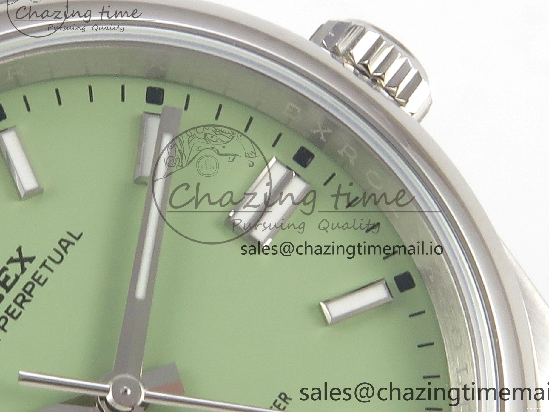 0505 2025 Oyster Perpetual 126000 36mm KRF 1:1 Best Edition 904L Steel Pistachio Green Dial VR WrinkleFree 127